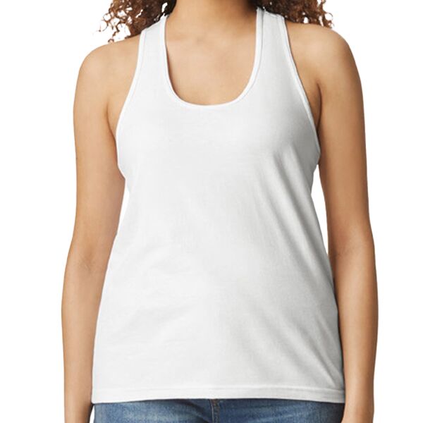 Ladies' Softstyle CVC Racerback Tank Thumbnail