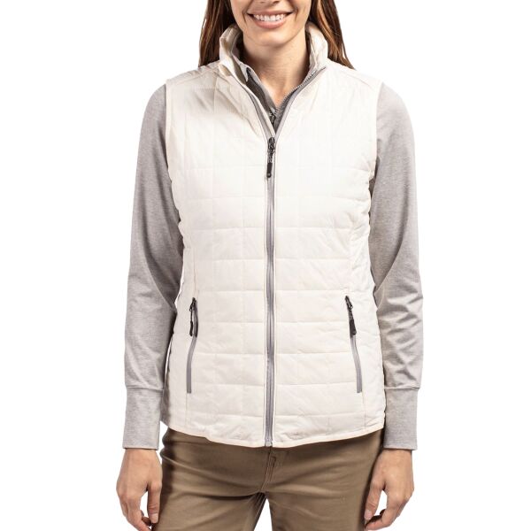 Cutter & Buck Rainier PrimaLoft Womens Eco Insulated Full Zip Puffer Vest Thumbnail