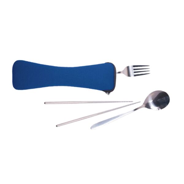 Travel Cutlery Set In Zip Pouch Thumbnail