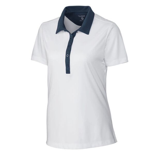 Clique Parma Colorblock Tech Jersey Womens Polo Thumbnail