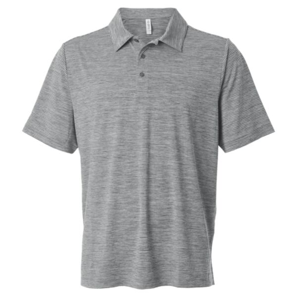 Men's Relay Heathered Stripe Polo Thumbnail