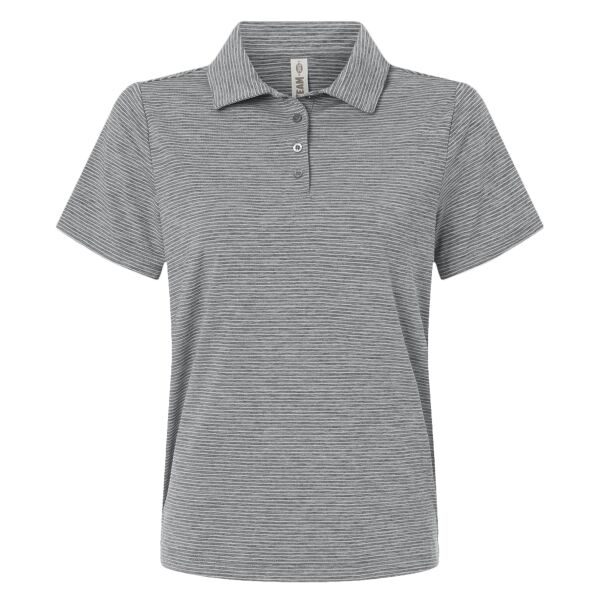 Women's Relay Heathered Stripe Polo Thumbnail