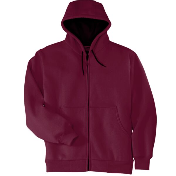 Adult NuBlend® Fleece Full-Zip Hooded Sweatshirt Thumbnail