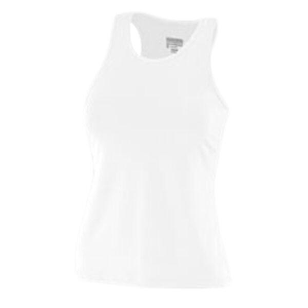 Girls' Polyester Spandex Racer Tank Thumbnail