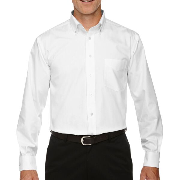 Men's Crown Collection® Solid Oxford Woven Shirt Thumbnail