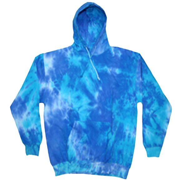 Adult Tie-Dyed Pullover Hooded Sweatshirt Thumbnail