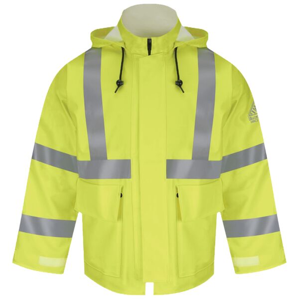 Men's Hi-Visibility Flame-Resistant Rain Jacket Thumbnail