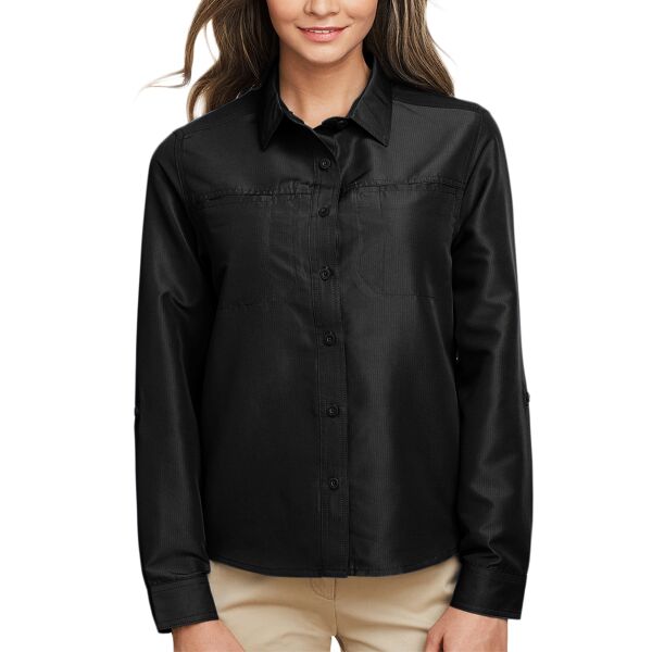 Ladies' Key West Long-Sleeve Performance Staff Shirt Thumbnail