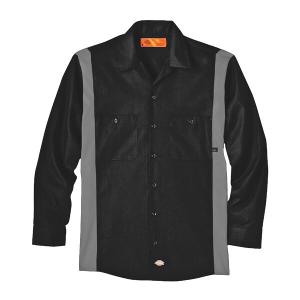 Men's Industrial Colorblocked Long Sleeve Shirt Thumbnail