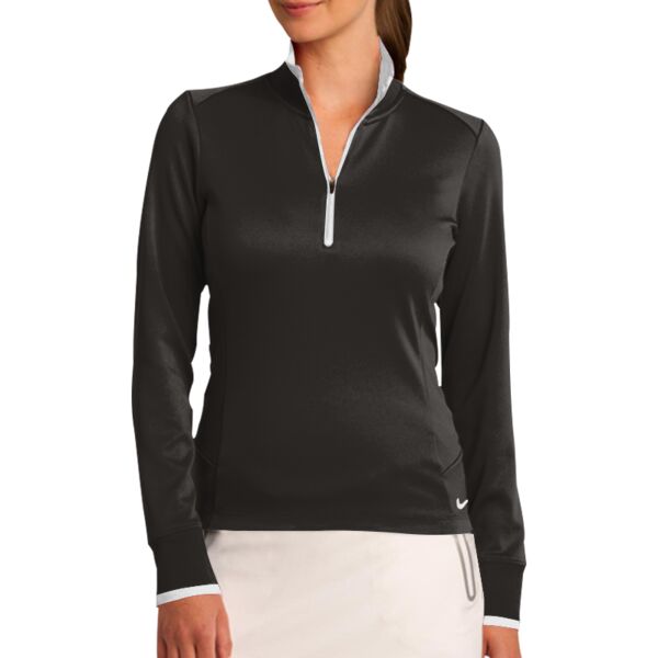 Nike Ladies Dri FIT 1/2 Zip Cover Up Thumbnail