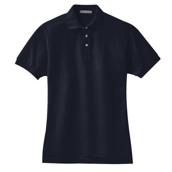 Port Authority Ladies Heavyweight Cotton Pique Polo Thumbnail